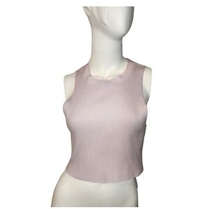 Juniors Aerie Ribbed Cropped Tank Top Size M